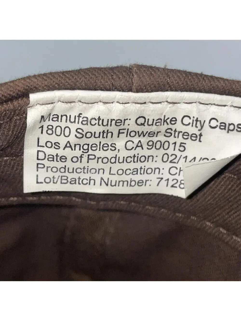 UPS Hat With Mountain Graphic Embroidery  Brown Tan SnapBack OSFA
